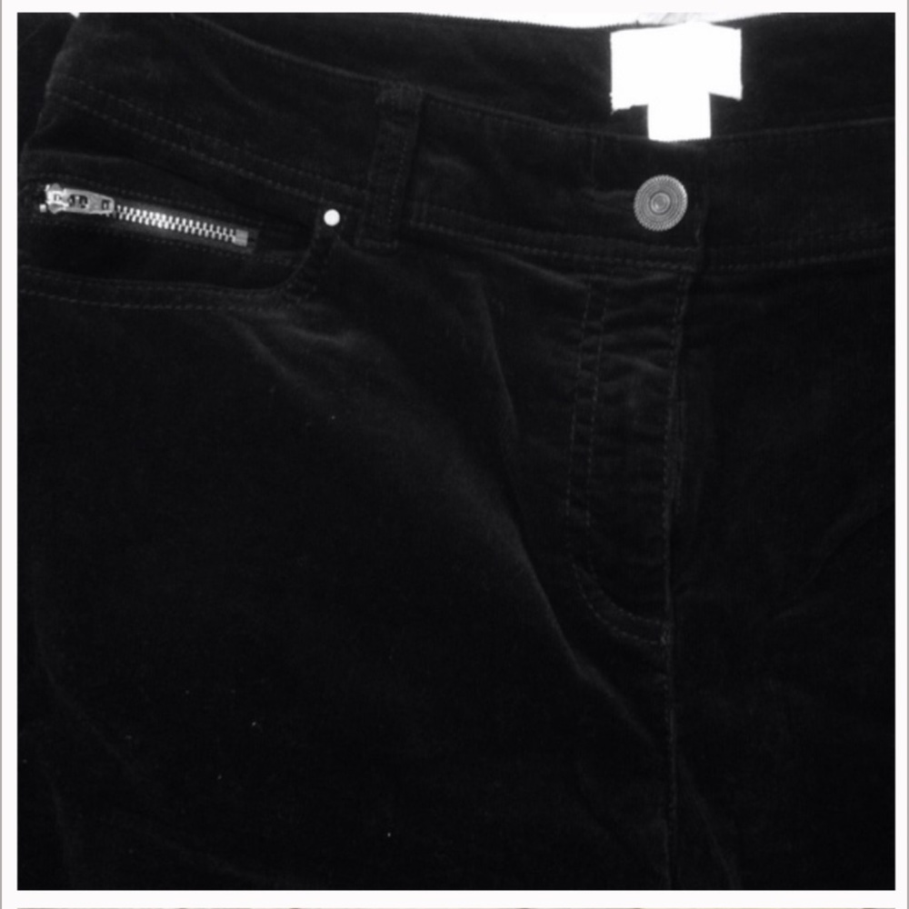 NWOT BLACK CHICO’S CORDUROY PANTS